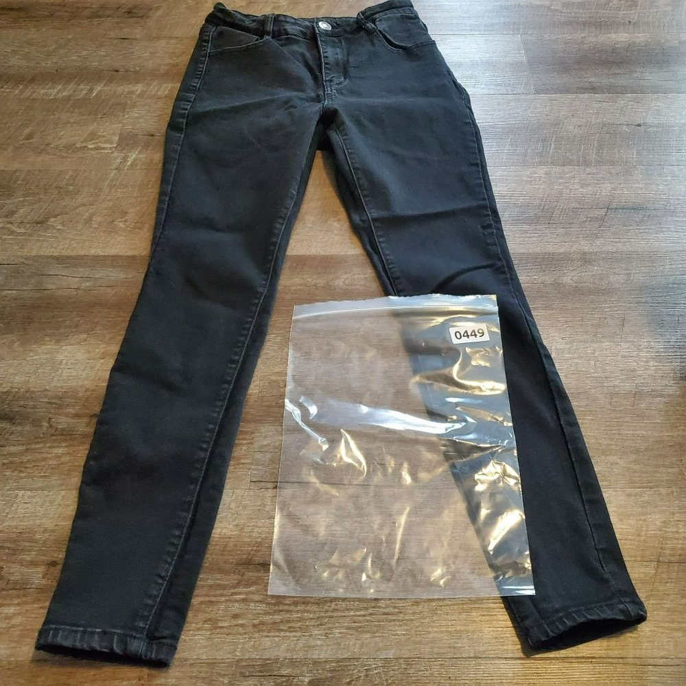 RUE 21 Black Denim Jeans Juniors 10R High Rise Jeggings Stretchy - Picture 8 of 8